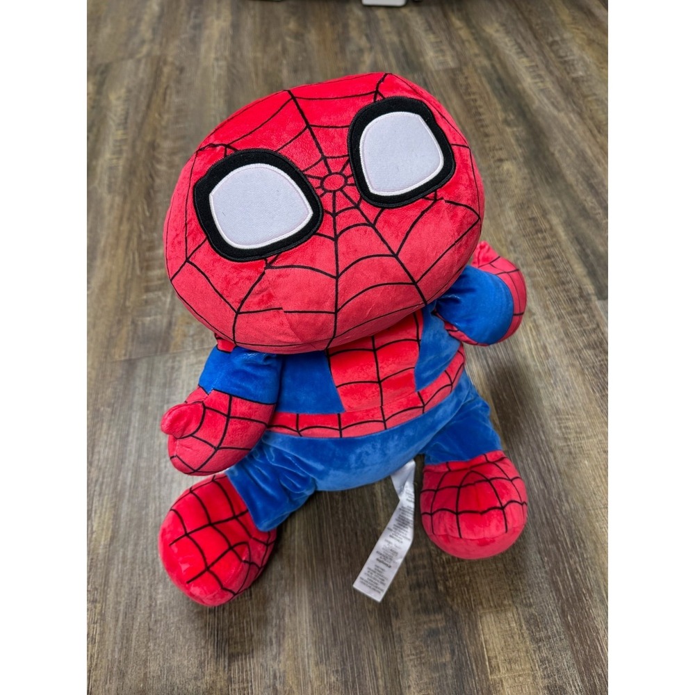 Marvel Spider-Man Plush Toy Soft Stuffed Animal Red and Blue 23 inch Collectible